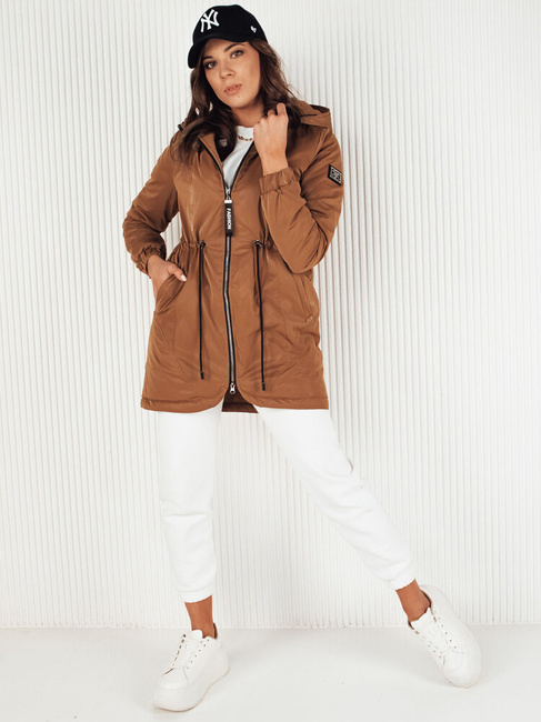 Ženska parka jakna HENRY Barva kamela DSTREET TY4105