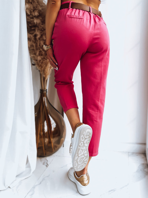 Ženske hlače casual ME BELLA Barva Vijolična DSTREET UY1410