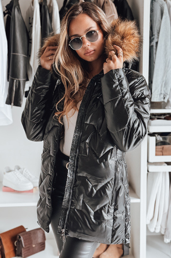 Ženska zimska jakna LANE Barva Črna DSTREET TY4049