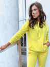 Ženska jopa s kapuco BASIC Barva Rumena DSTREET BY0285