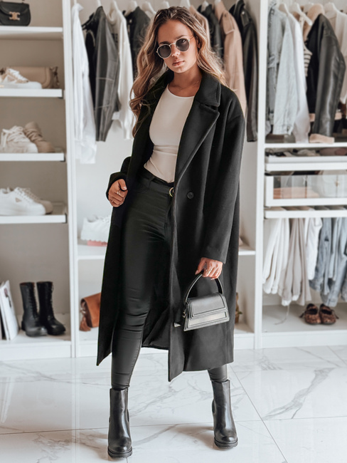 Ženski prevelik prehodni plašč LORINESS black Dstreet TY4692