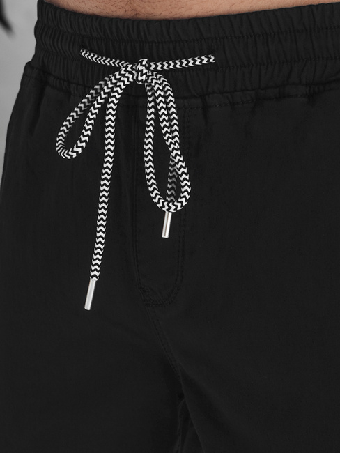 Moške kratke hlače iz džinsa črne Dstreet SX2547