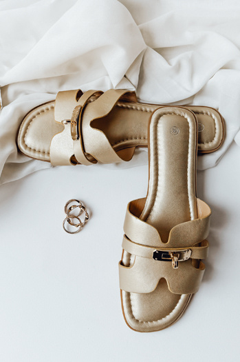 ZALVETA ženske zlate japonke Dstreet ZY0980