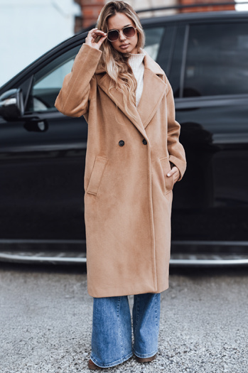 Ženski prehodni prevelik rjav plašč Dstreet NY0767
