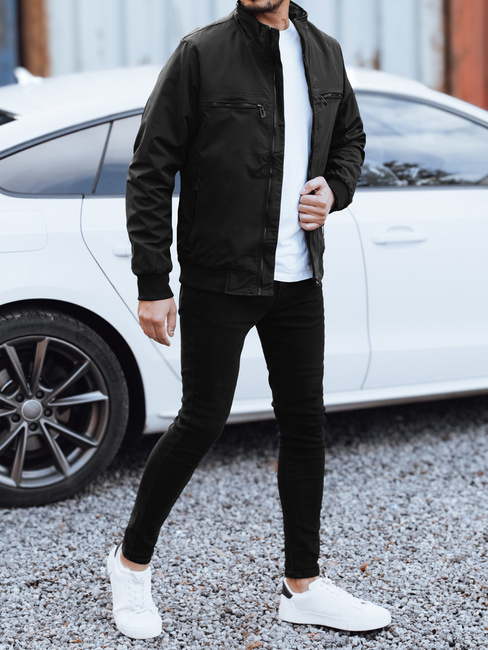 Moška prehodna jakna črna Dstreet TX5033