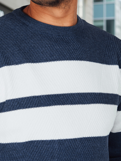 Moški modri pulover Dstreet WX2332