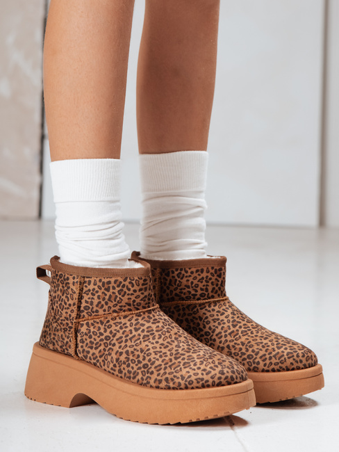 Ženski snežni škornji z debelim podplatom Dstreet ZY1280