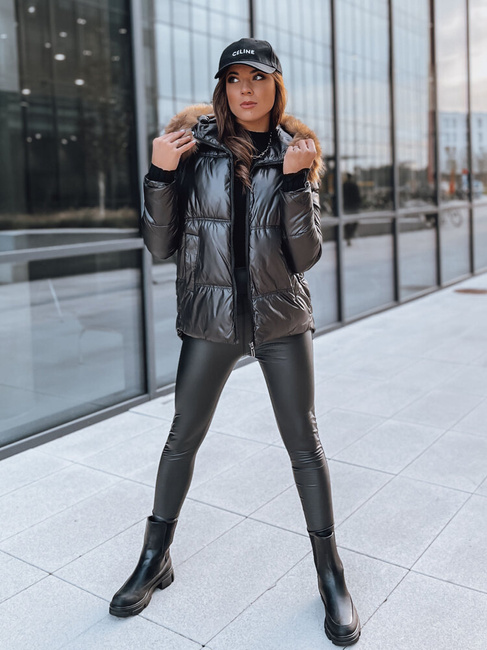 Ženska zimska jakna SPARKLE Barva Črna DSTREET TY3953