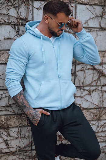 Moška gladek jopa Barva Modra DSTREET BX4246z