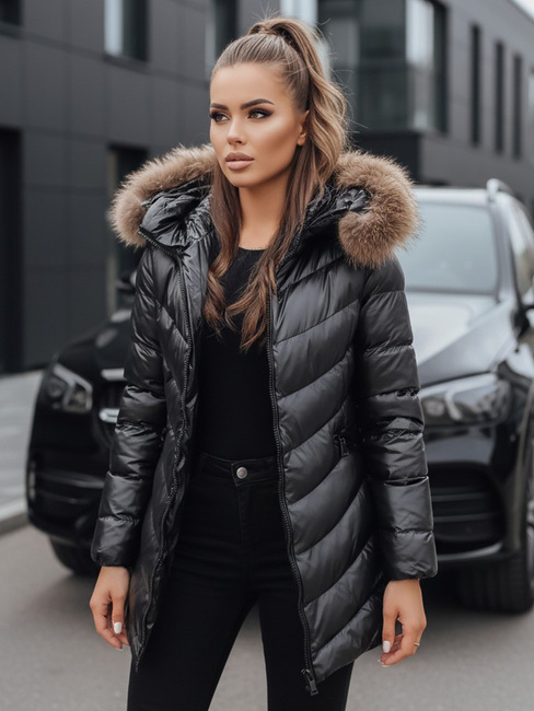 Ženska zimska jakna PREMIUM black Dstreet TY3024