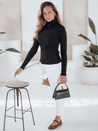 Ženski pulover z rolojem VANORIA black Dstreet MY2488