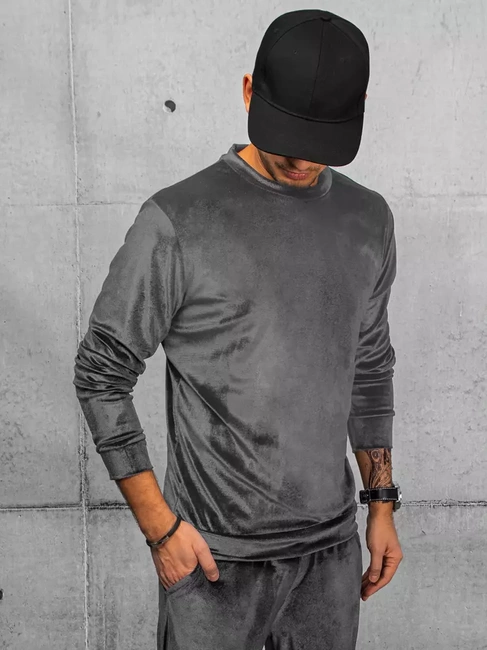 Moška gladek jopa Barva siva DSTREET BX5533