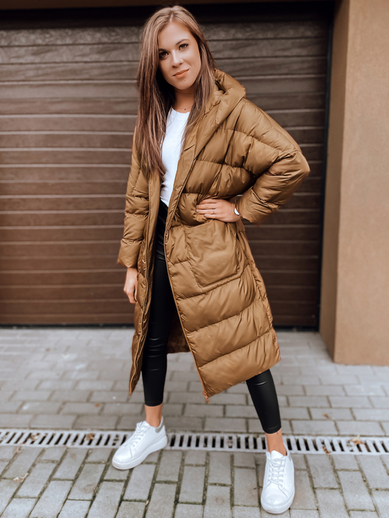 Ženska jakna oversize ANNIKA Barva rjav DSTREET TY2471