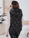 Ženski prešiti telovnik s kapuco MISSVEST black Dstreet TY5018
