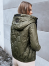Ženska prešita jakna LOVE YOU Barva Zelena DSTREET TY3836