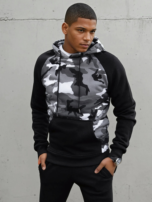 Moška jopa s kapuco Barva Svetlosiva DSTREET BX5487