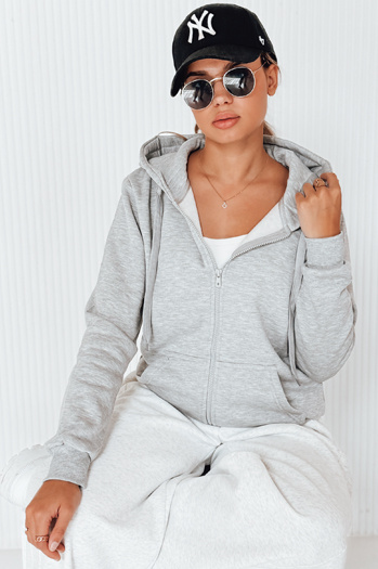 Ženska jopa z zadrgo VICTORIA Barva Svetlosiva DSTREET BY0228