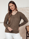 Ženski pulover MONAVIA beige Dstreet MY2405