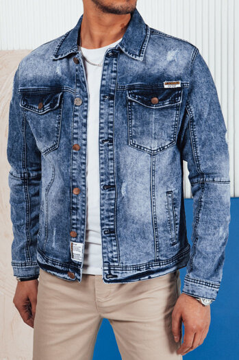 Moška jeans jakna Barva Mornarica DSTREET TX4688