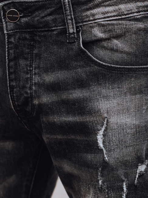 Spodnie męskie jeansowe czarne Dstreet UX4245