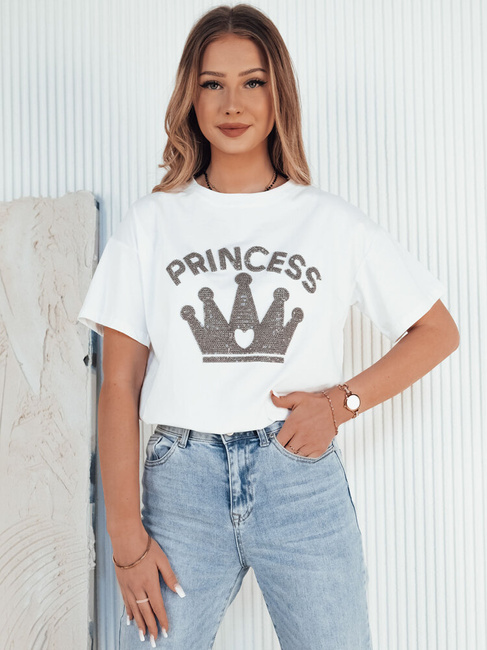 Ženska majica PRINCY bela Dstreet RY2390