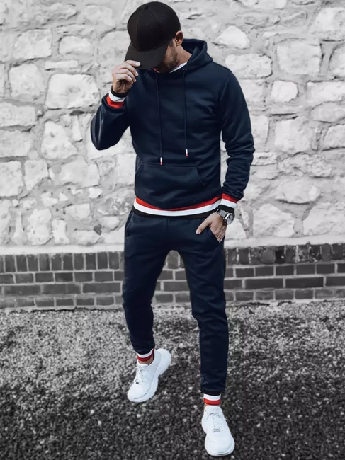 Moške komplet trenirke Barva Mornarica DSTREET AX0664