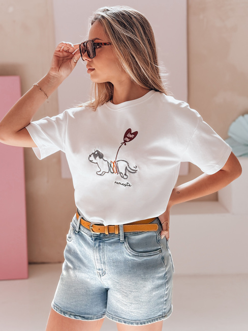 Ženske kratke hlače iz džinsa s pasom SUNNY JIN blue Dstreet SY0470