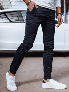 Moške temno modre jogger hlače Dstreet UX4191_2