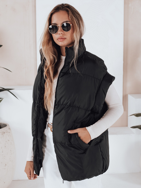 Ženski brezrokavnik NIMIA črna Dstreet TY3248