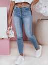 Ženske oprijete jeans hlače z visokim pasom DERMIX Dstreet UY2394