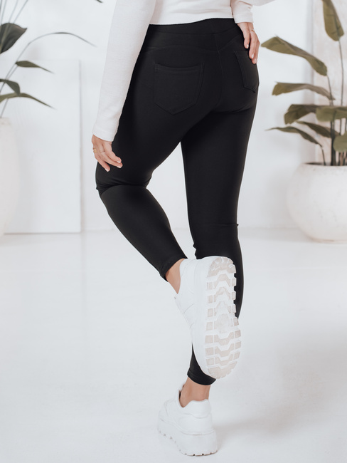 Ženske hlače push up leggings črne Dstreet UY2733