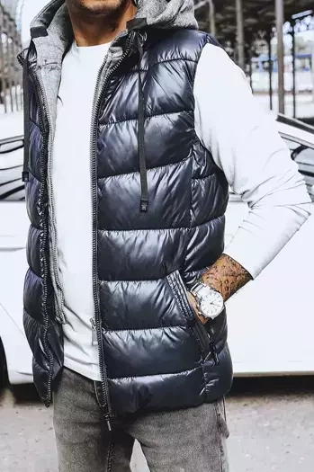 Moški brezrokavnik temno-modra Dstreet TX4140