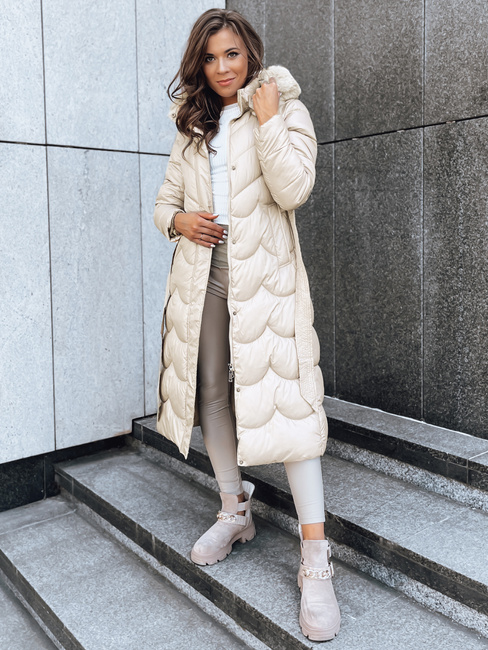 Ženski zimski plašč SCARLET white Dstreet TY5516