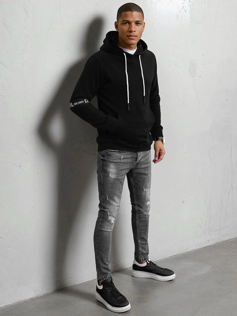 Moška črna majica Dstreet BX5437