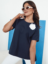 Ženska majica basic BINDA Barva Mornarica DSTREET RY2485