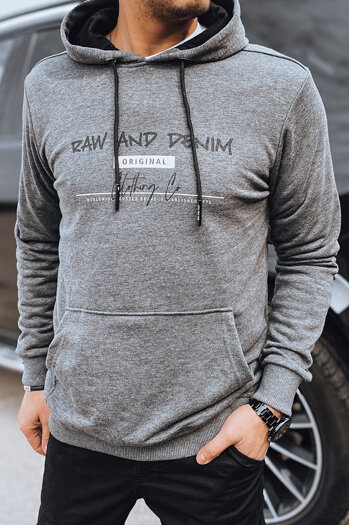 Moška majica s potiskom v antracitni barvi Dstreet BX5713