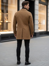 Moški zimski plašč Barva kamela DSTREET CX0362