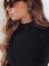 Ženski pulover z rolojem TARLENA black Dstreet MY2483
