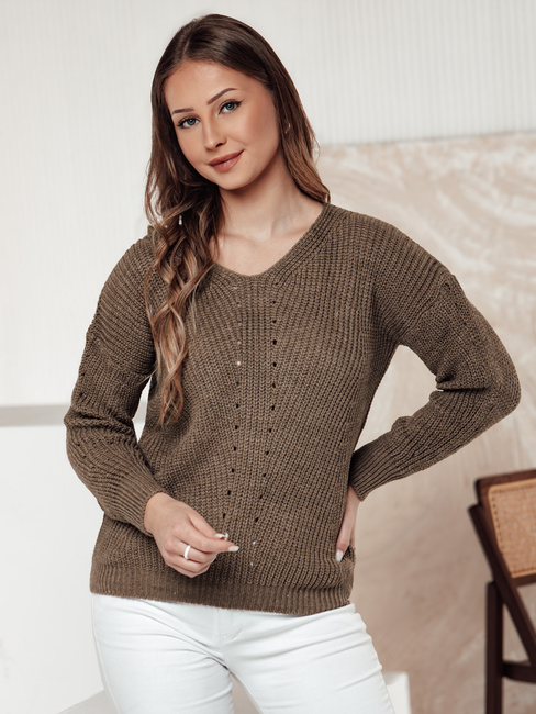 Ženski pulover MONAVIA beige Dstreet MY2405
