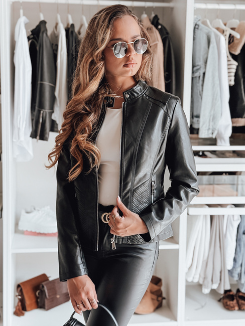 Ženske usnjene jakne ROCKYLADY black Dstreet TY4968