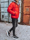 Moška zimska jakna rdeča Dstreet TX3828