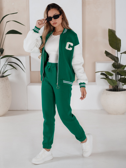 Ženski komplet trenirke CELIA Barva Zelena DSTREET AY0772
