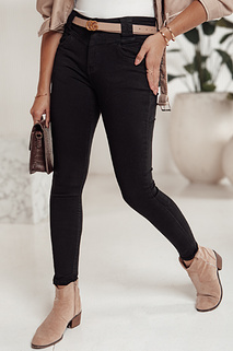 Ženske kavbojke SKINTRA skinny black Dstreet UY2218