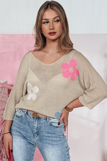 Ženski pulover BRIGGI beige Dstreet MY2332