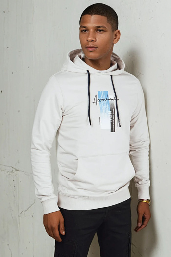 Moška jopa s kapuco Barva siva DSTREET BX5726