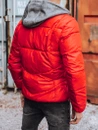 Moška zimska jakna rdeča Dstreet TX3828