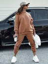 Ženski komplet trenirke ARIELLA PREMIUM mocha Dstreet AY1097