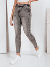 Ženske jeans hlače JORNIX temno sive barve Dstreet UY2192