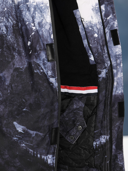 Moška zimska smučarska jakna mornarsko modra Dstreet TX5125