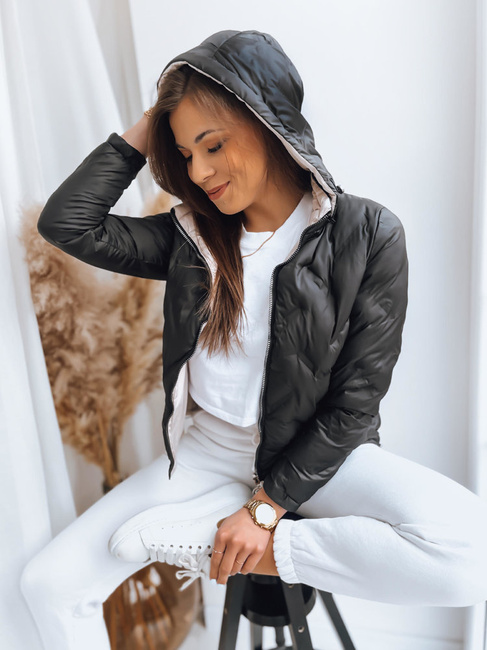 Ženska prešita jakna SWEET DREAMS Barva Črna DSTREET TY3588